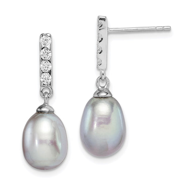 Sterling Silver Earrings Style QE15359 - Classique Jewelry Inc.