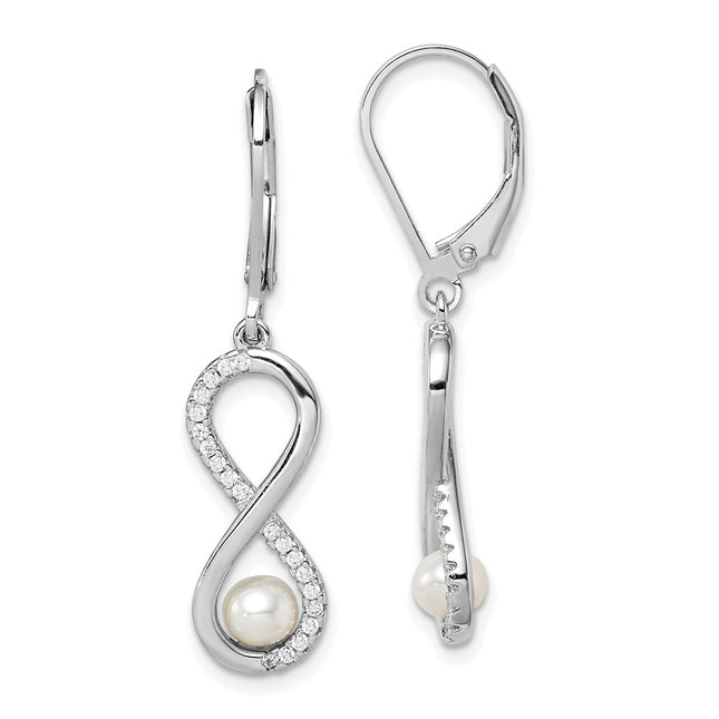 Sterling Silver Earrings Style QE15381 - Classique Jewelry Inc.
