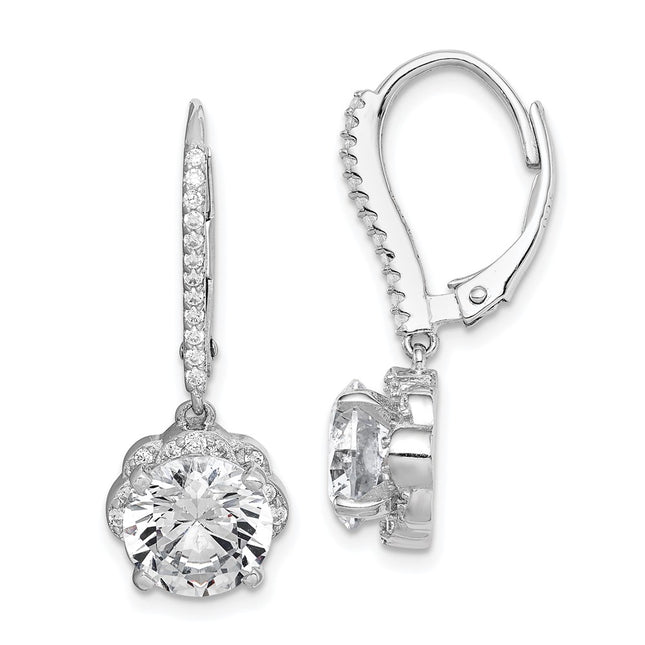 Sterling Silver Earrings Style QE15395 - Classique Jewelry Inc.
