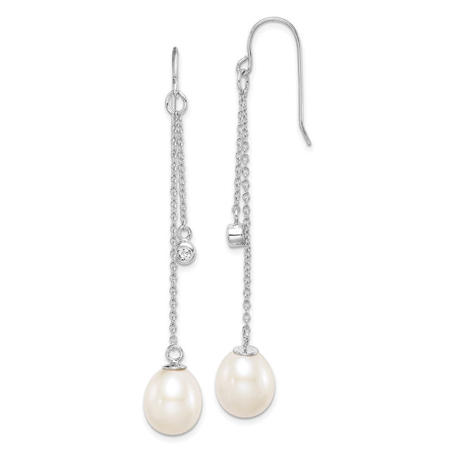 Sterling Silver Earrings Style QE15396 - Classique Jewelry Inc.