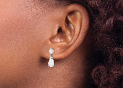 Sterling Silver Earrings Style QE15400 - Classique Jewelry Inc.