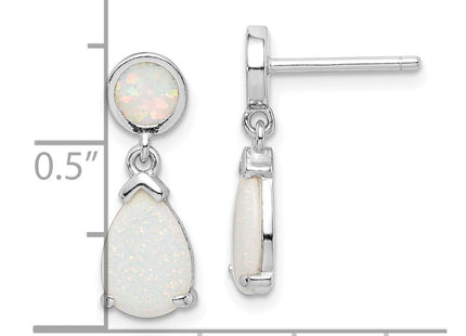 Sterling Silver Earrings Style QE15400 - Classique Jewelry Inc.