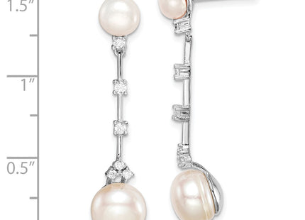 Sterling Silver Earrings Style QE15402 - Classique Jewelry Inc.