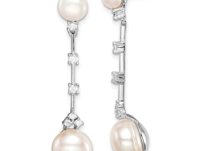 Sterling Silver Earrings Style QE15402 - Classique Jewelry Inc.