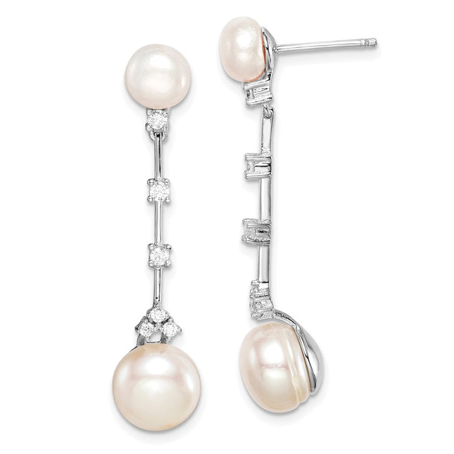 Sterling Silver Earrings Style QE15402 - Classique Jewelry Inc.