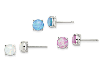 Sterling Silver Earrings Style QE15432SET - Classique Jewelry Inc.