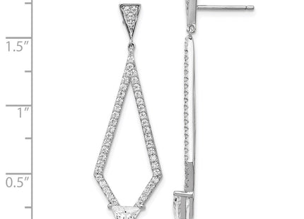 Sterling Silver Earrings Style QE15435 - Classique Jewelry Inc.