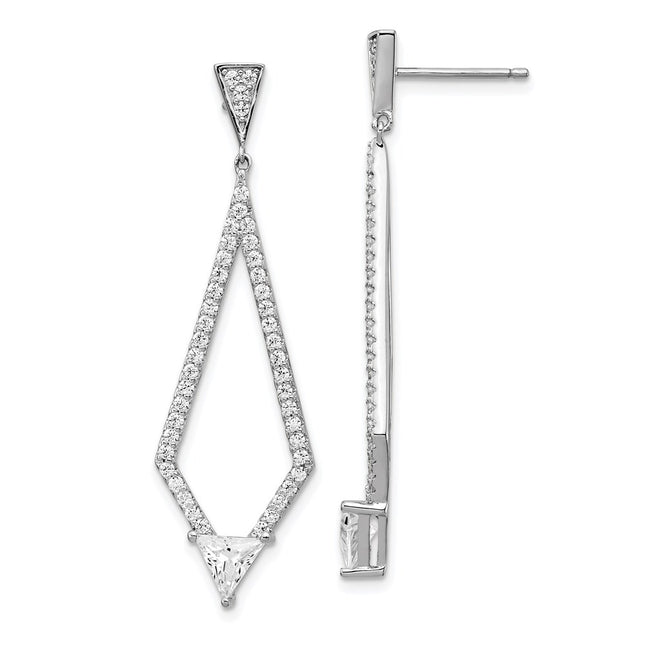 Sterling Silver Earrings Style QE15435 - Classique Jewelry Inc.