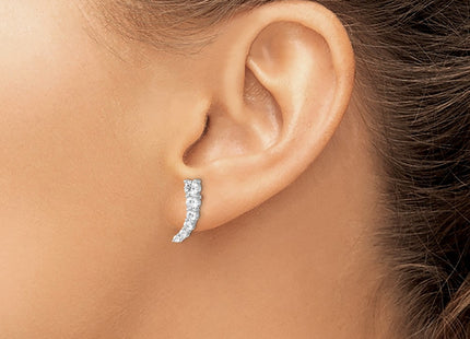 Sterling Silver Earrings Style QE15436 - Classique Jewelry Inc.