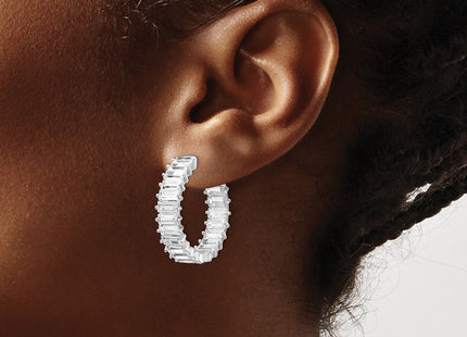 Sterling Silver Earrings Style QE15441 - Classique Jewelry Inc.