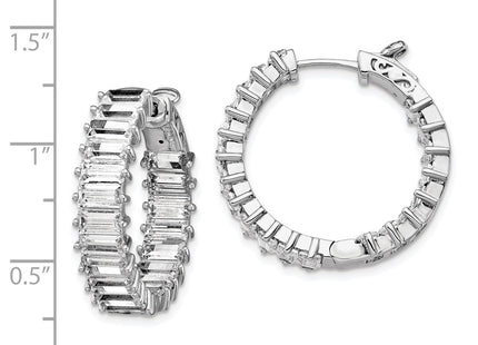 Sterling Silver Earrings Style QE15441 - Classique Jewelry Inc.