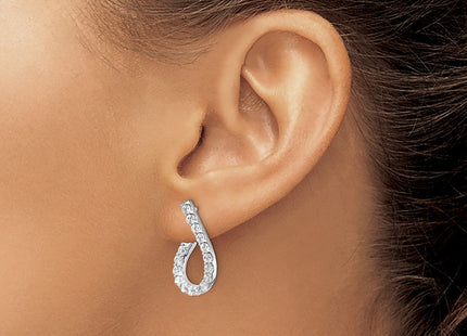 Sterling Silver Earrings Style QE15443 - Classique Jewelry Inc.
