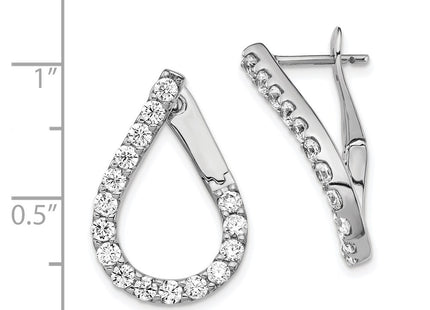 Sterling Silver Earrings Style QE15443 - Classique Jewelry Inc.