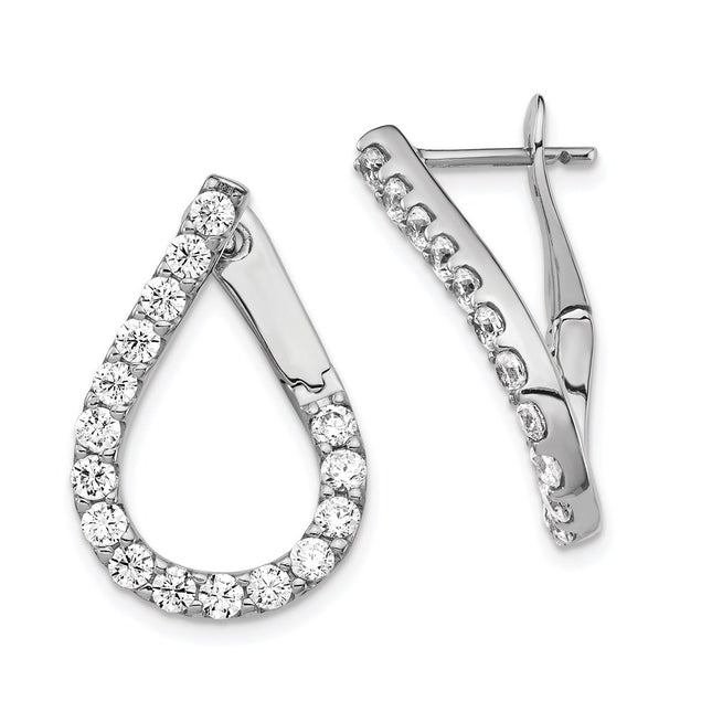 Sterling Silver Earrings Style QE15443 - Classique Jewelry Inc.