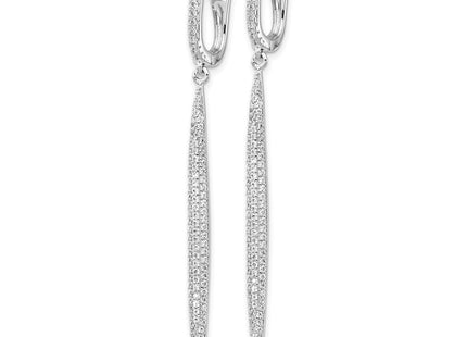 Sterling Silver Earrings Style QE15444 - Classique Jewelry Inc.