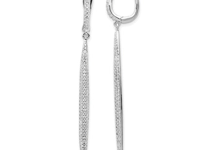 Sterling Silver Earrings Style QE15444 - Classique Jewelry Inc.