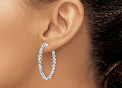 Sterling Silver Earrings Style QE15447 - Classique Jewelry Inc.