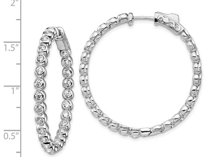 Sterling Silver Earrings Style QE15447 - Classique Jewelry Inc.