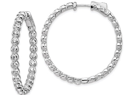 Sterling Silver Earrings Style QE15447 - Classique Jewelry Inc.