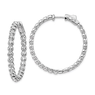 Sterling Silver Earrings Style QE15447 - Classique Jewelry Inc.