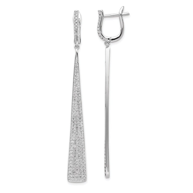 Sterling Silver Earrings Style QE15451 - Classique Jewelry Inc.