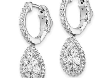 Sterling Silver Earrings Style QE15452 - Classique Jewelry Inc.