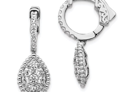 Sterling Silver Earrings Style QE15452 - Classique Jewelry Inc.
