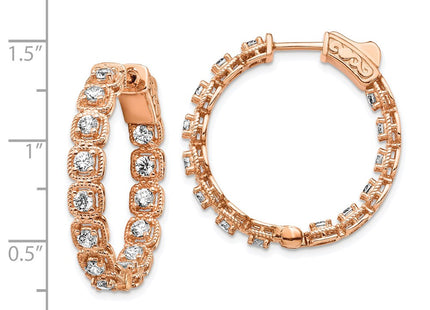 Sterling Silver Earrings Style QE15456 - Classique Jewelry Inc.