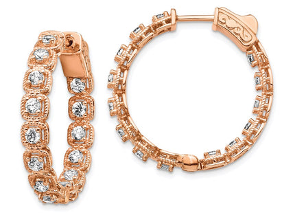 Sterling Silver Earrings Style QE15456 - Classique Jewelry Inc.