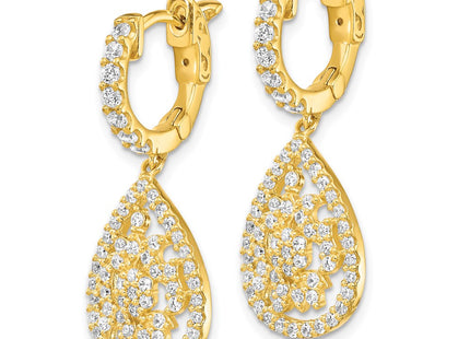 Sterling Silver Earrings Style QE15458 - Classique Jewelry Inc.