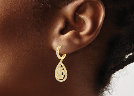 Sterling Silver Earrings Style QE15458 - Classique Jewelry Inc.