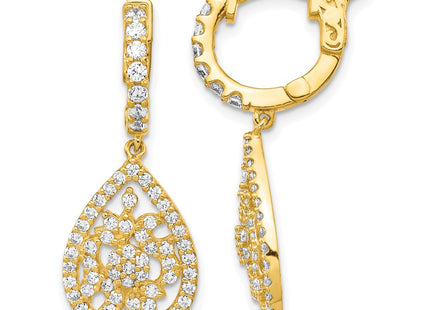 Sterling Silver Earrings Style QE15458 - Classique Jewelry Inc.