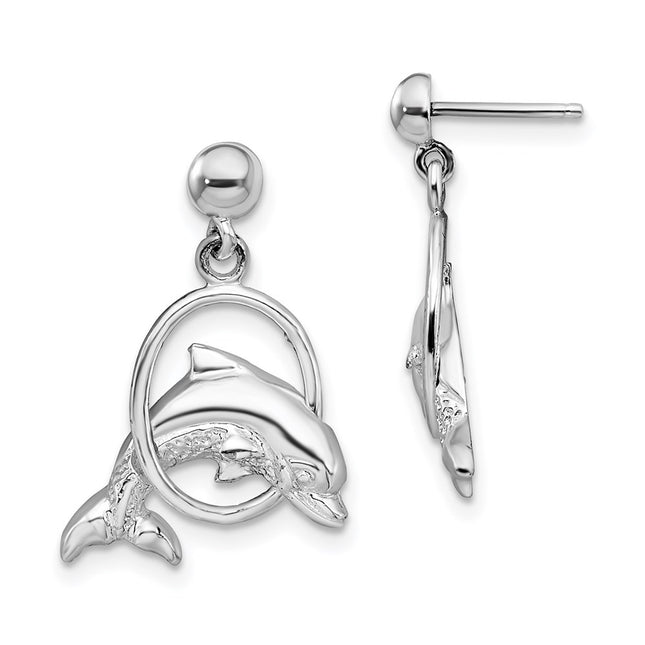 Sterling Silver Earrings Style QE15473 - Classique Jewelry Inc.
