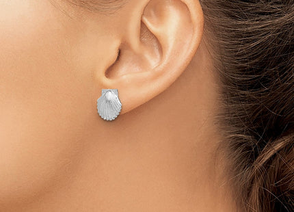 Sterling silver earrings, another view