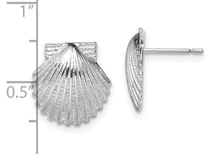 Sterling silver earrings, further view