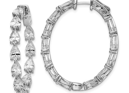 Sterling Silver Earrings Style QE15617 - Classique Jewelry Inc.