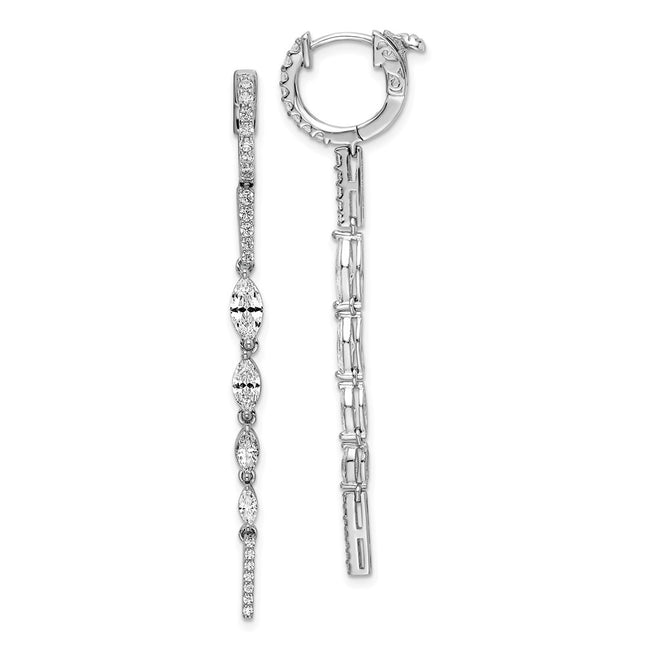 Sterling Silver Earrings Style QE15619 - Classique Jewelry Inc.