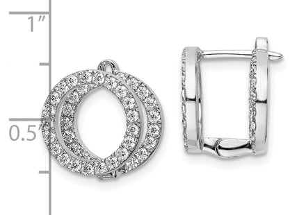 Sterling Silver Earrings Style QE15620 - Classique Jewelry Inc.