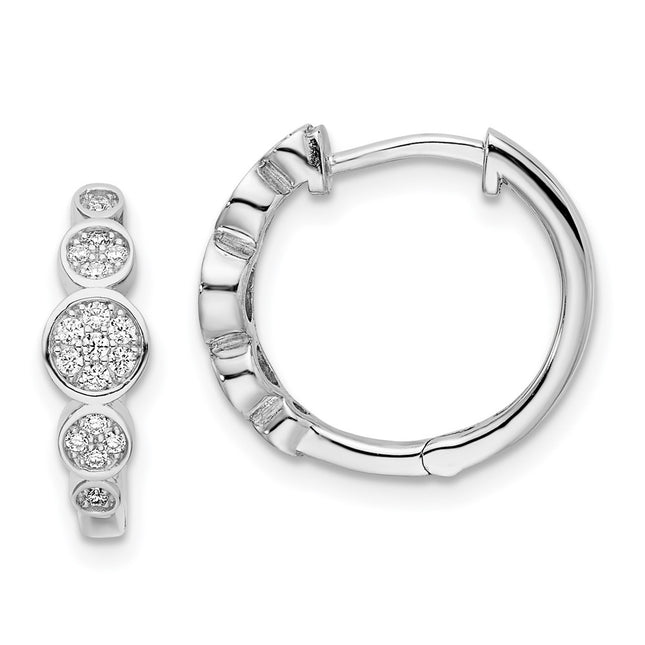 Sterling Silver Earrings Style QE15621 - Classique Jewelry Inc.