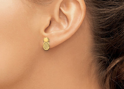 SS/Gold Plated Earrings Style QE15652 - Classique Jewelry Inc.