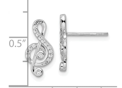 Sterling Silver Earrings Style QE15653 - Classique Jewelry Inc.