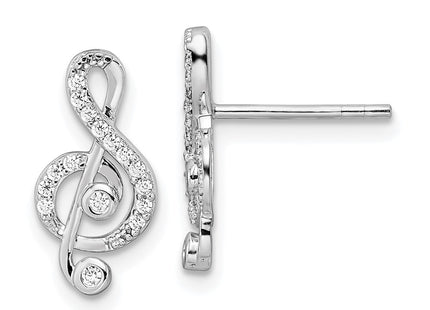 Sterling Silver Earrings Style QE15653 - Classique Jewelry Inc.