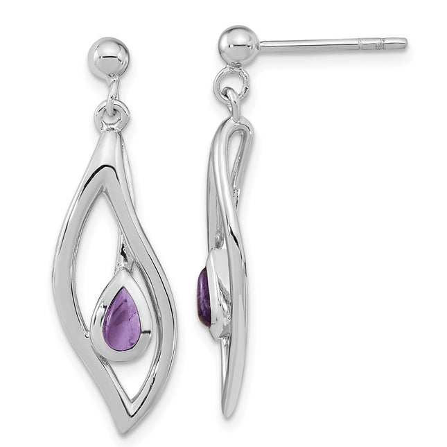 Sterling Silver Earrings Style QE15669 - Classique Jewelry Inc.