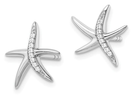 Sterling Silver Earrings Style QE15676 - Classique Jewelry Inc.