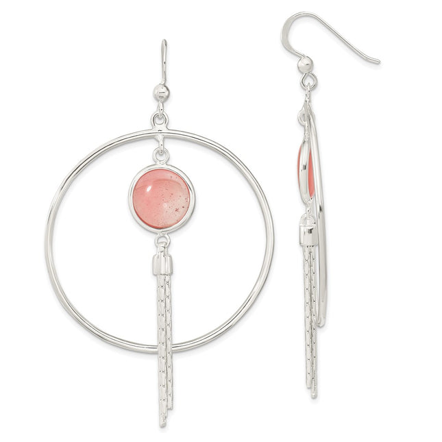 Sterling Silver Earrings Style QE15680 - Classique Jewelry Inc.