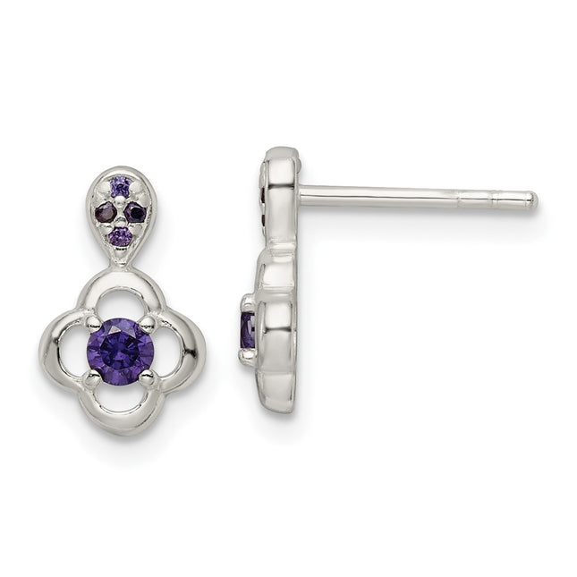 Sterling Silver Earrings Style QE15692 - Classique Jewelry Inc.