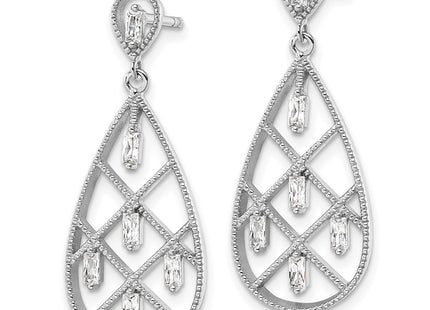 Sterling Silver Earrings Style QE15701 - Classique Jewelry Inc.