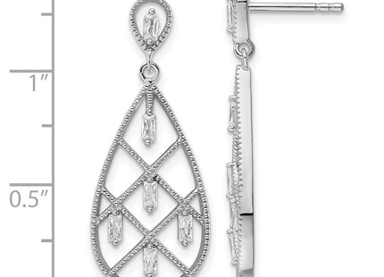 Sterling Silver Earrings Style QE15701 - Classique Jewelry Inc.