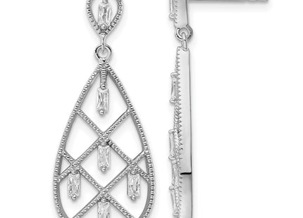 Sterling Silver Earrings Style QE15701 - Classique Jewelry Inc.