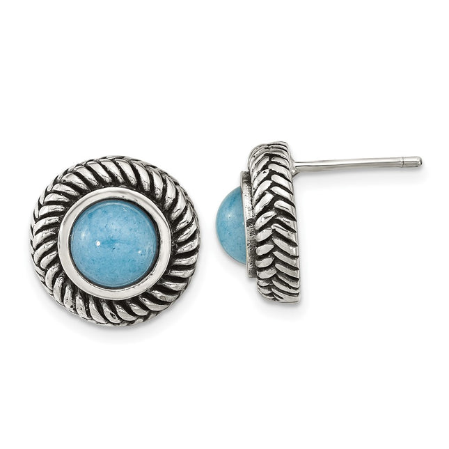 Sterling Silver Earrings Style QE15704 - Classique Jewelry Inc.